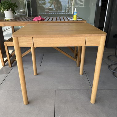Beistelltisch aus Holz mit Schublade Tonstad 75x60