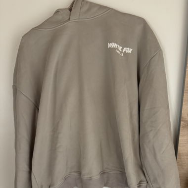white fox hoodie - dupe