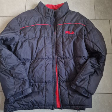 Giacca imbottita FILA blu/rossa taglia XL