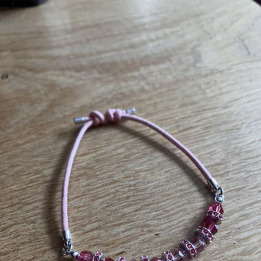 Bracelet rose Swarovski 