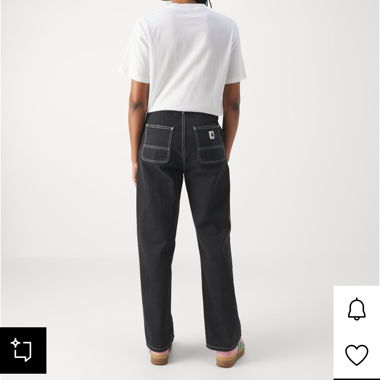Jeans Boyfriend CARHARTT WIP neri