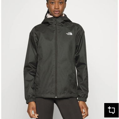 The North Face Damen Regenjacke schwarz