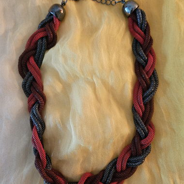 Collier à tresse statement