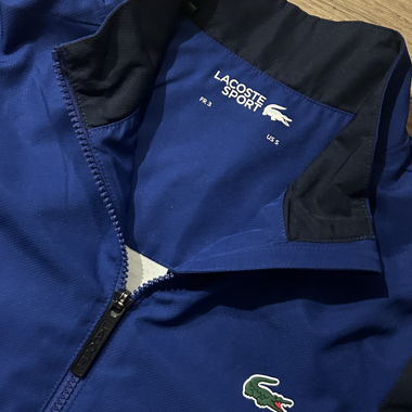 Blaues Lacoste Sport Jacke