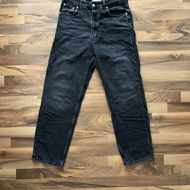 Baggy Fit - Straight Leg Jeans Schwarz