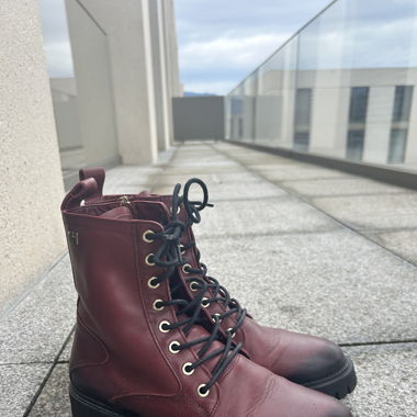 Tommy Hilfiger Burgundy Boots