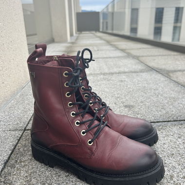 Tommy Hilfiger Burgundy Boots