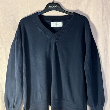 Pullover dunkelblau Baumwolle