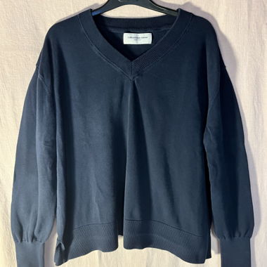 Pullover dunkelblau Baumwolle
