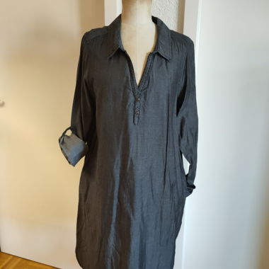 Abito camicia nero