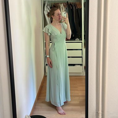 Mint Green Wrap Dress