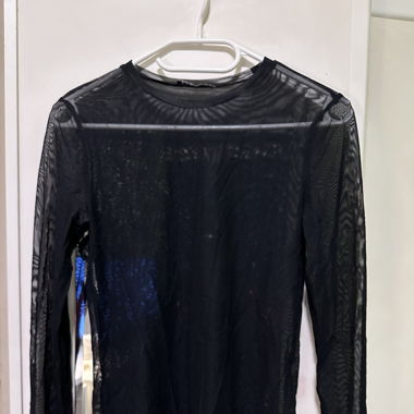 Haut transparent Zara