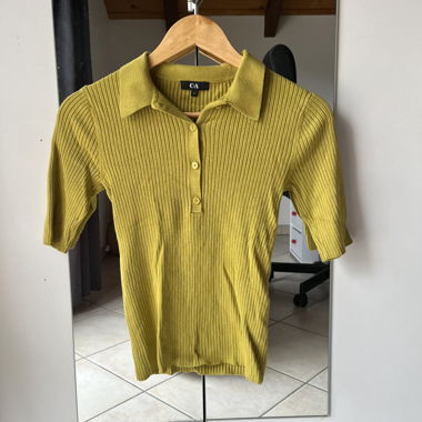 Polo a coste C&A verde