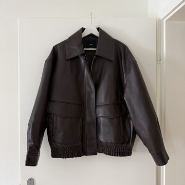MNG Kunstlederjacke braun