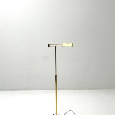 Verstellbare Stehlampe aus Messing 