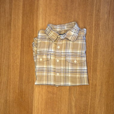 American Eagle beige check shirt