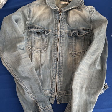Jeansjacke hellblau