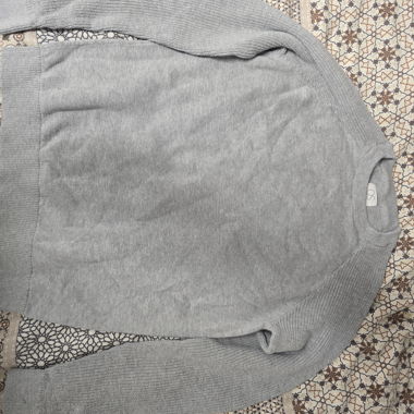 Maglione in maglia grigio