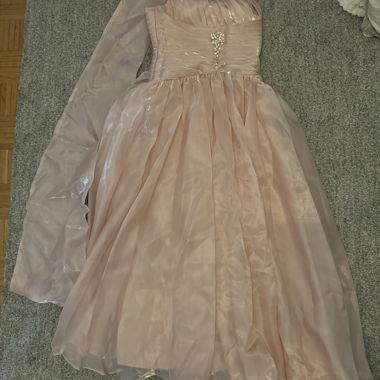 Powder Pink Evening Dress