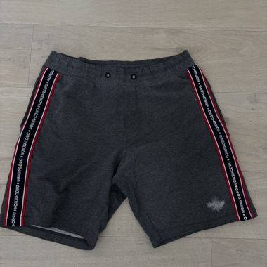 Short Dsquared2 grigio con bande laterali