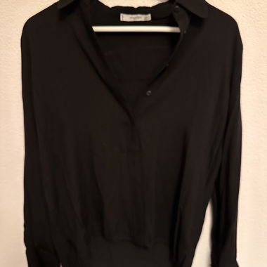 Blusa nera Mango, taglia S