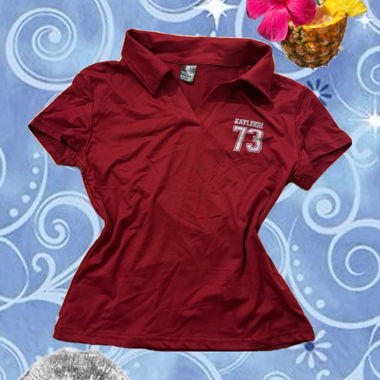 Rotes Poloshirt