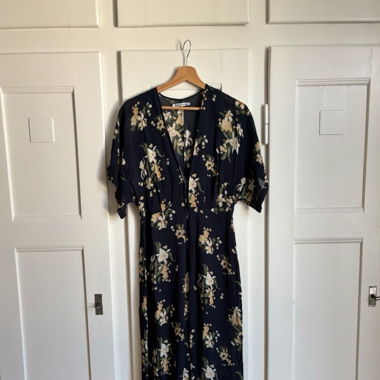 NEW Reformation Floral Jumpsuit US8
