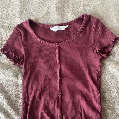 Bordeaux rotes Top