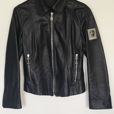 Veste en cuir Franky Spade' pour femmes, taille S