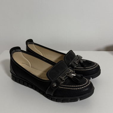 Schwarze Loafer 