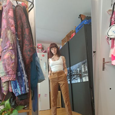 Brown trousers