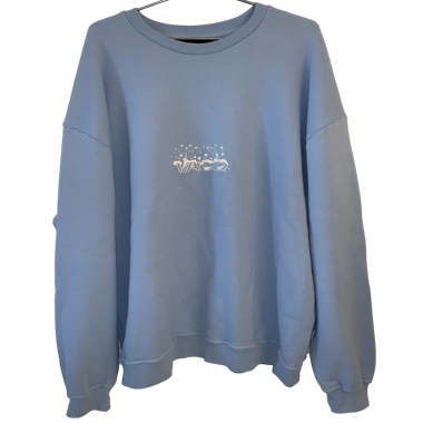 Vacid Sweatshirt-Pullover Hellblau Shindy