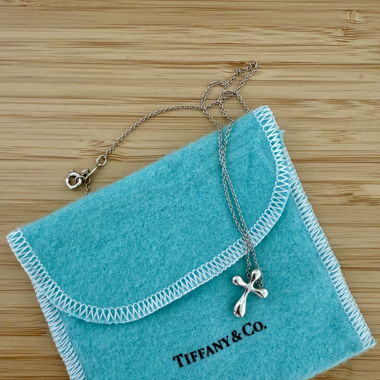 Tiffany & Co. Cross Pendant Necklace 