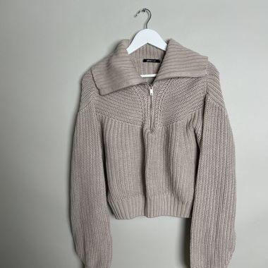 Maglione Gina Tricot in maglia con zip