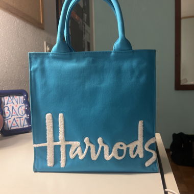 Borsa Harrods turchese