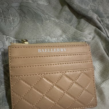 Porte monnaie beige