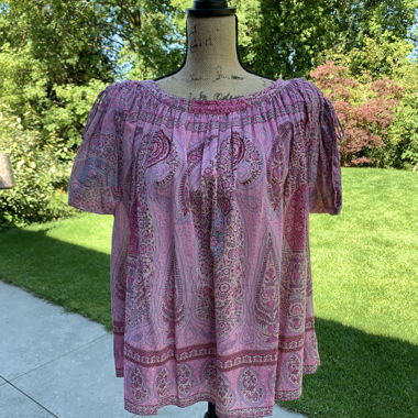 Antik Batik Bluse rosa XS