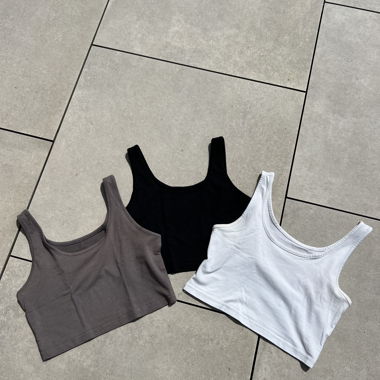 Lot de 3 crop tops