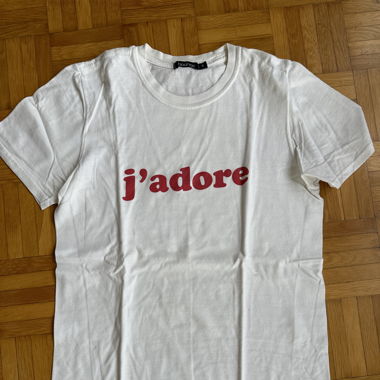 White Tshirt „J‘adore“