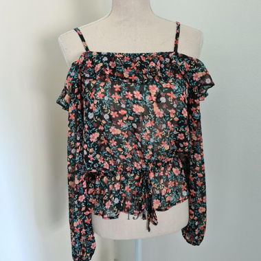 Tally Weijl Floral Shoulder Off Blouse