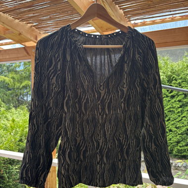 Leopardenbluse
