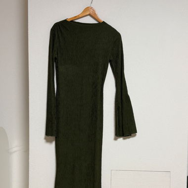 Kleid dunkelgrün lang