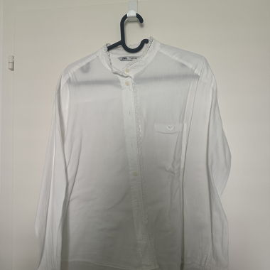 Zara White Blouse