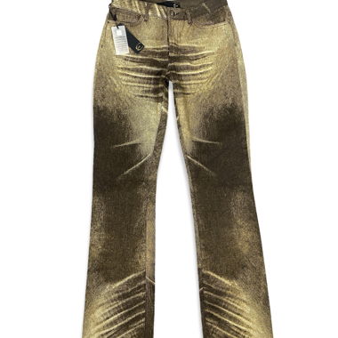 Just Cavalli vintage 2001 jeans con finitura dorata