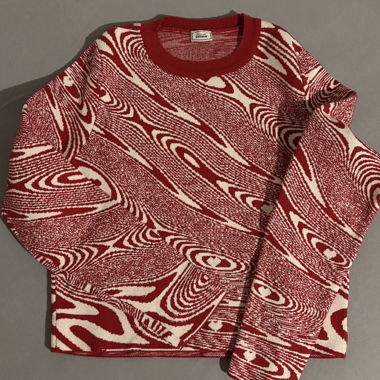 Maglione con motivo astratto