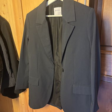 Bershka Navy Blue Blazer XS