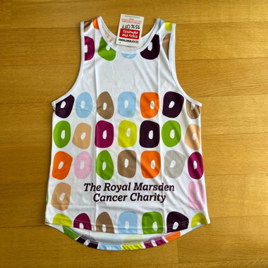 Running Vest-Royal Marsden Cancer Charity 