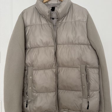 Giacca imbottita beige