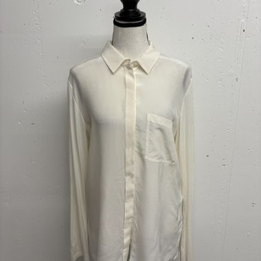 Marella Bluse aus Viskose creme L langarm
