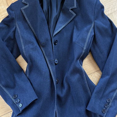 dark vintage denim jacket 